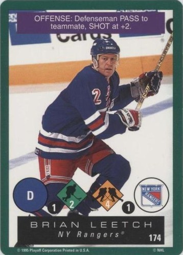 1995-96 Playoff One on One Challenge - Brian Leetch #174
