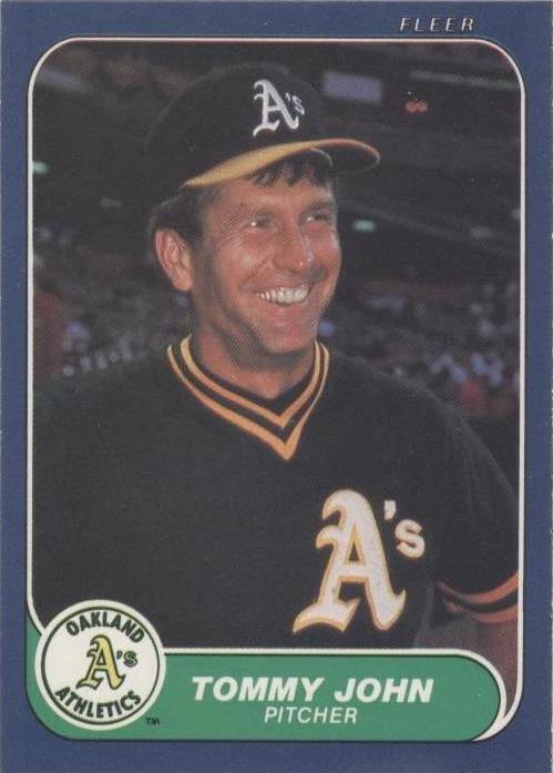 Fleer 1986 - Tommy John #422