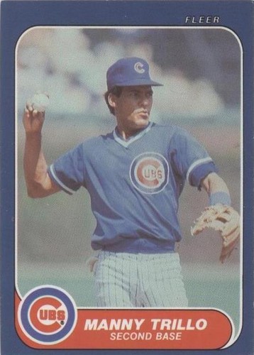 1986 Fleer Update - Manny Trillo #U-120
