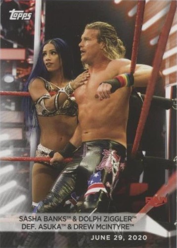 2021 Topps WWE Women's Division - Dolph Ziggler Sasha Banks #34