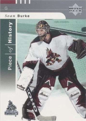 2002-03 Upper Deck Piece Of History - Sean Burke #68