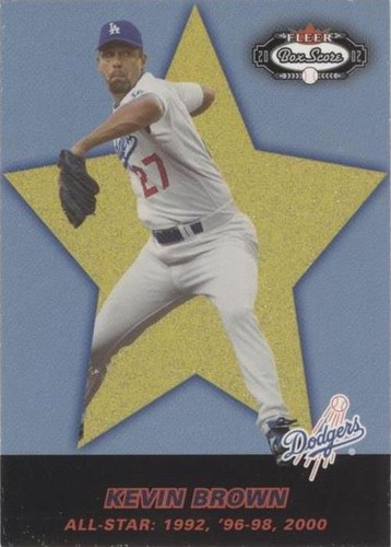 2002 Fleer Box Score - Kevin Brown #257
