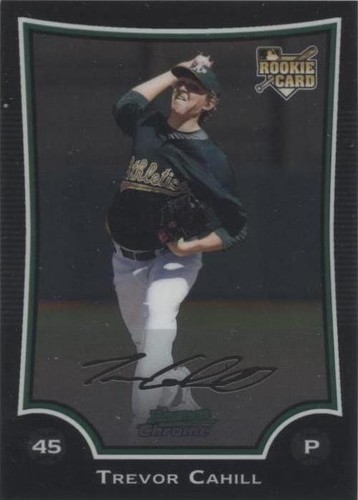 2009 Bowman Chrome - Trevor Cahill #192