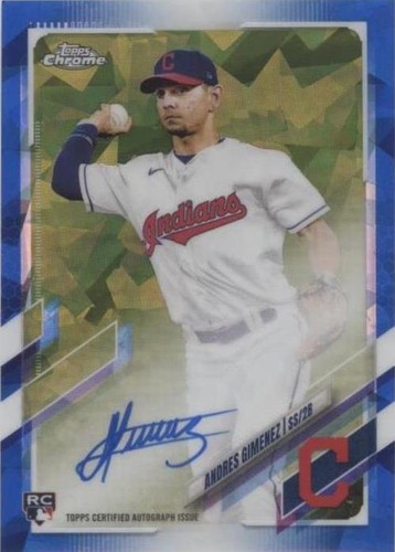 2021 Topps Chrome Sapphire Edition - Andres Gimenez #RA-AG
