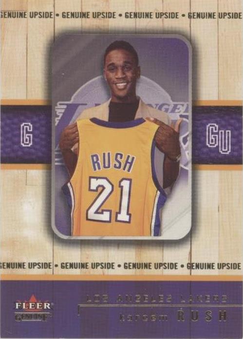 Fleer genuino 2002-03 - Kareem Rush #111