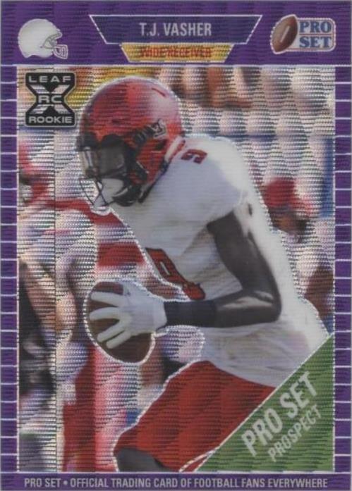2021 Leaf Pro Set Metal T.J. Vasher #85