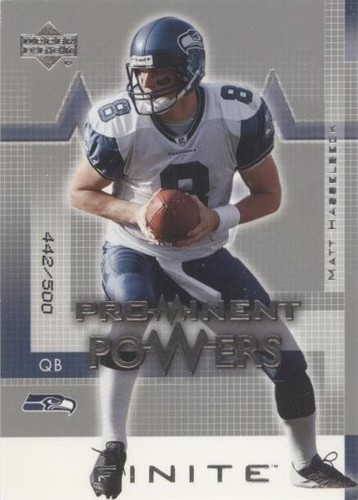 2003 Upper Deck Finite Matt Hasselbeck #168