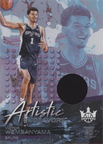🌟 VICTOR WEMBANYAMA 2023-24 Panini Court Kings First Steps RUBY