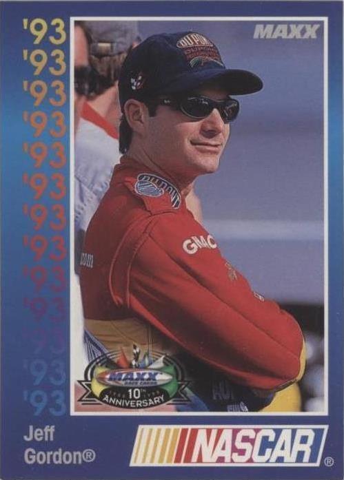 1998 Upper Deck Maxx 10th Anniversary - Jeff Gordon #126