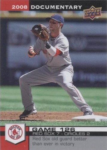 2008 Upper Deck Documentary - Dustin Pedroia #3734