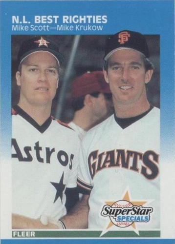 1987 Fleer - Mike Krukow Mike Scott #630