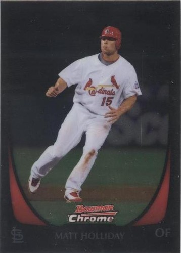 2011 Bowman Chrome - Matt Holliday #108