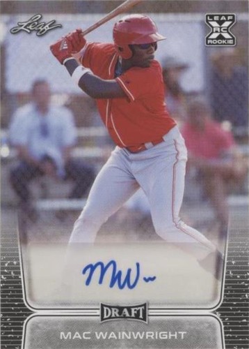 2020 Leaf Draft - Mac Wainwright #BA-MW2