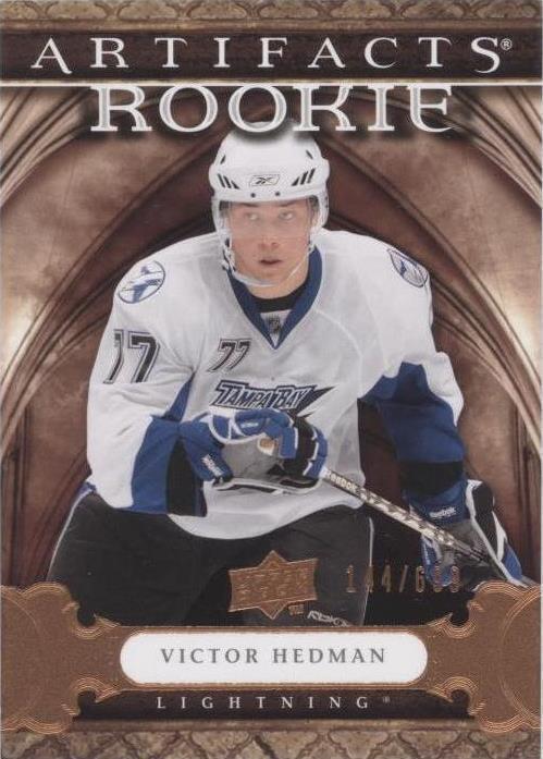 Artefactos de cubierta superior 2009-10 - Victor Hedman #204