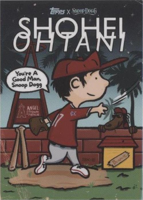 2022 Topps Project 70 #890 Shohei Ohtani Snoop Dogg Peanuts