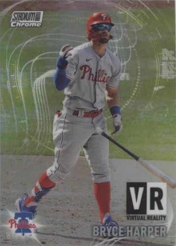2021 Topps Stadium Club Chrome - Bryce Harper #VR-5