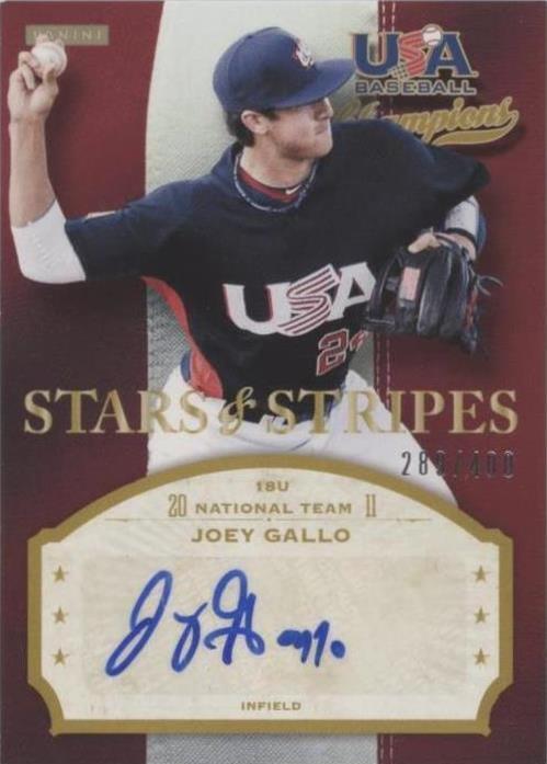 Campeones de béisbol Panini 2013 de Estados Unidos - Joey Gallo #JYG