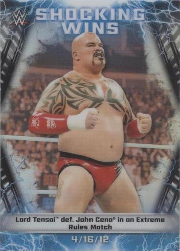 2020 Topps Chrome WWE - Tensai #SW-16