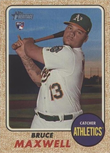 2017 Topps Heritage High Number - Bruce Maxwell #584