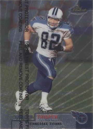 1999 Topps Finest Yancey Thigpen #52