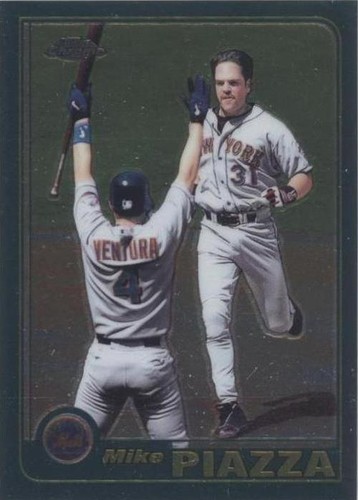 2001 Topps Chrome - Mike Piazza #381