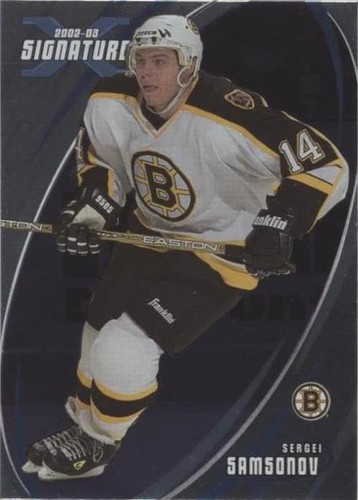 2002-03 In the Game Be A Player Signature Series - Sergei Samsonov #140