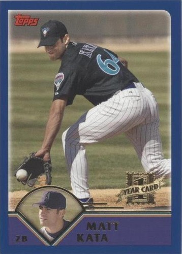 2003 Topps Traded & Rookies - Matt Kata #T199