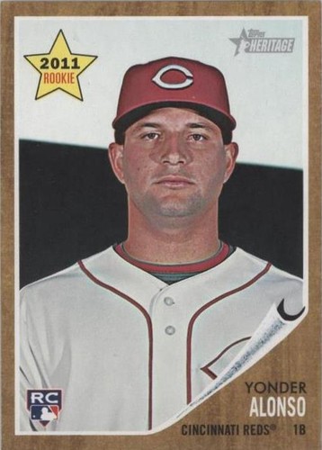 2011 Topps Heritage - Yonder Alonso #309