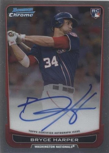 2012 Bowman Chrome - Bryce Harper #RA-BH