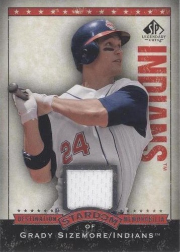 2008 SP Legendary Cuts - Grady Sizemore #DS-GS