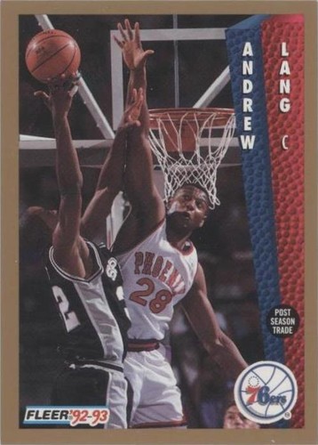 1992-93 Fleer - Andrew Lang #172