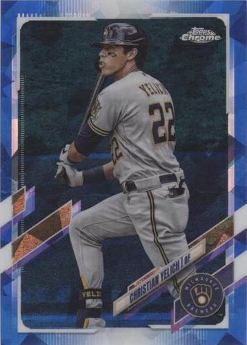 2021 Topps Chrome Sapphire Edition - Christian Yelich #100