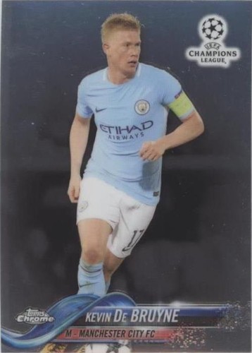 Kevin de Bruyne 2024-25 Topps Chrome UEFA GOLAZO Refractor