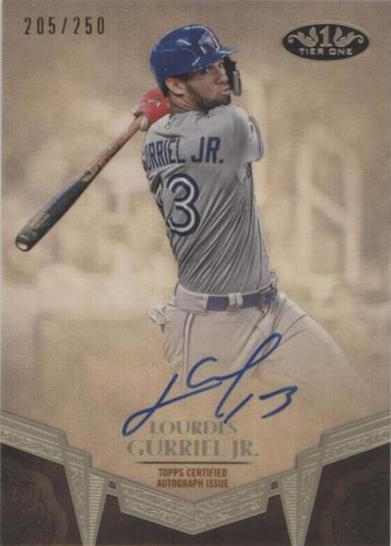 2019 Topps Tier One - Lourdes Gurriel Jr. #BA-LGJ