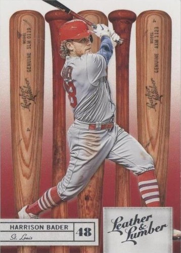 2019 Panini Leather & Lumber - Harrison Bader #60