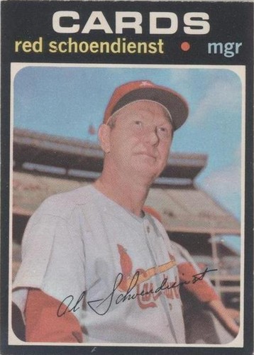 1971 O-Pee-Chee - Red Schoendienst #239
