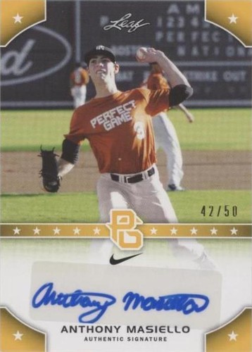 2015 Leaf Perfect Game National Showcase - Anthony Masiello #PG-AM2