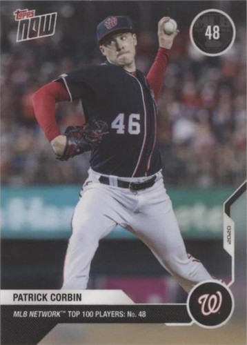 2020 Topps Now MLB Network Top 100 Players - Patrick Corbin #MN48