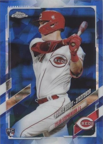 2021 Topps Chrome Update Series Sapphire Edition - Tyler Stephenson #US92