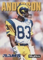 1992 Skybox Impact Willie "Flipper" Anderson #78