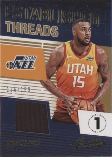 2018-19 Panini Absolute Memorabilia - Derrick Favors #ET-DFV