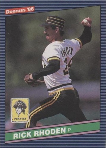 1986 Donruss - Rick Rhoden #166