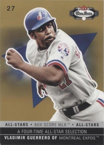 2003 Fleer Box Score - Vladimir Guerrero #161