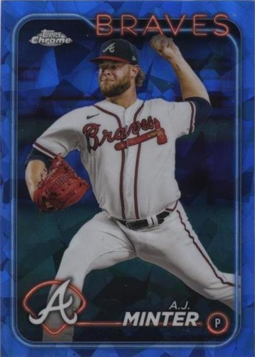 2024 Topps Chrome Sapphire Edition - A.J. Minter #539