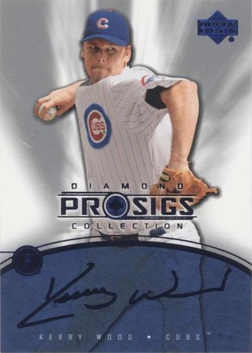 2004 Upper Deck Diamond Collection Pro Sigs - Kerry Wood #3
