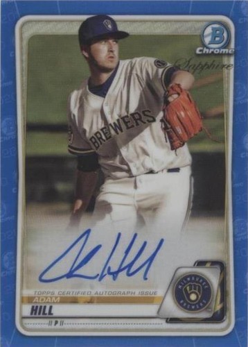 2020 Bowman Chrome Sapphire Edition - Adam Hill #BSPA-AHI