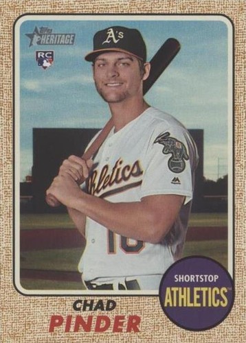 2017 Topps Heritage High Number - Chad Pinder #614