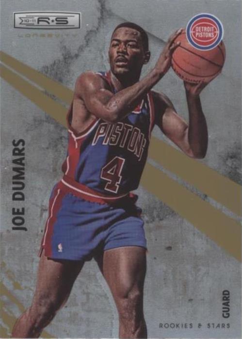 2010-11 帕尼尼新秀和明星长寿 - Joe Dumars #102