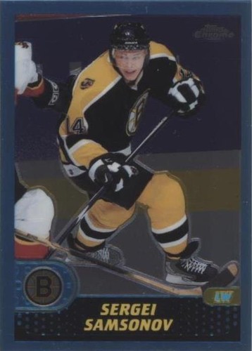 2001-02 Topps Chrome - Sergei Samsonov #104
