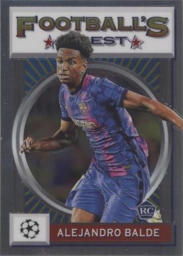 2021-22 Topps Finest Flashbacks UCL Alejandro Balde #119